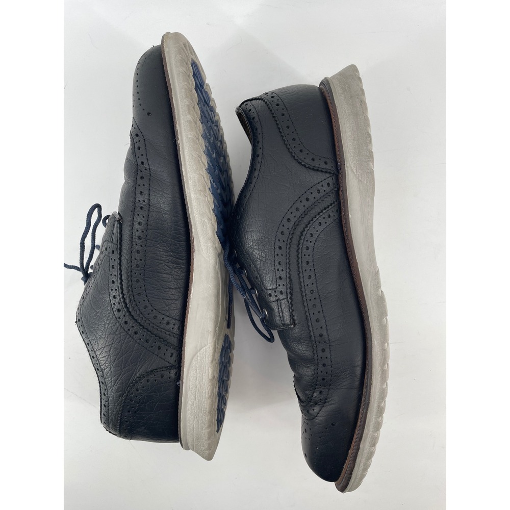 FootJoy Wingtip Oxford Mens 10.5 Wide‎ Black Pebbled Leather Brogue - Picture 6 of 8